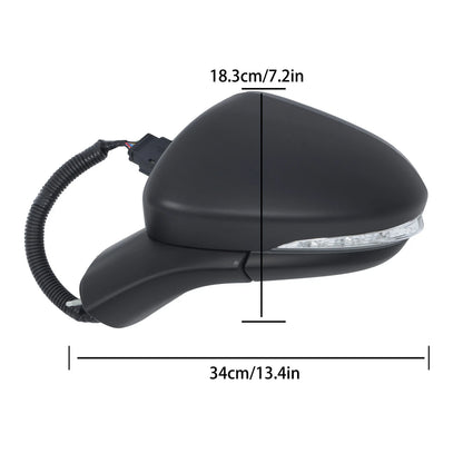 Front Left Driver Side Mirror (11Pin) for Ford Fusion (2018) JS7Z17683XA-PFM