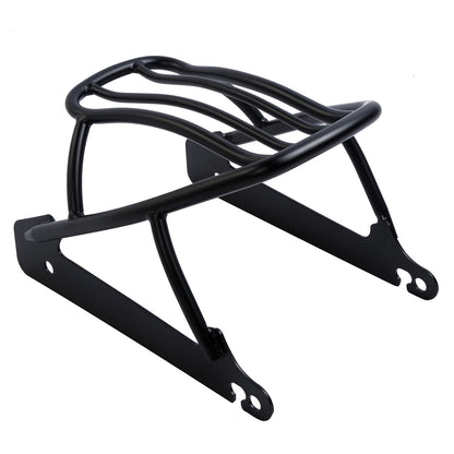 Black Solo Luggage Rack for Harley Dyna Street Bob Super Glide (2006–2017)