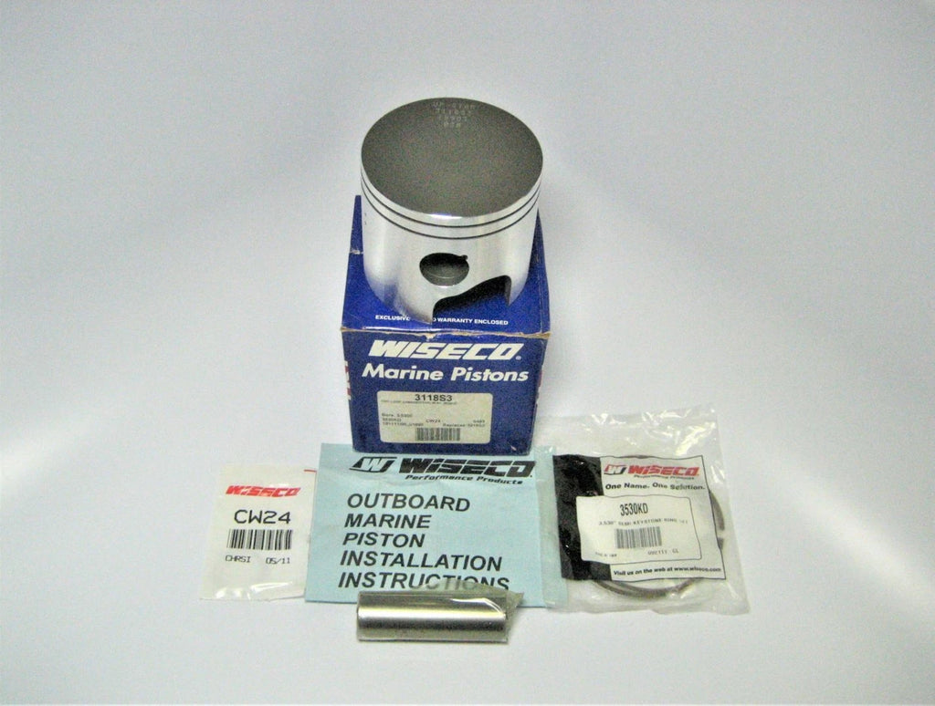 Wiseco Piston Kit 3118S3 for Johnson Evinrude OMC V6 (Loop Charged)