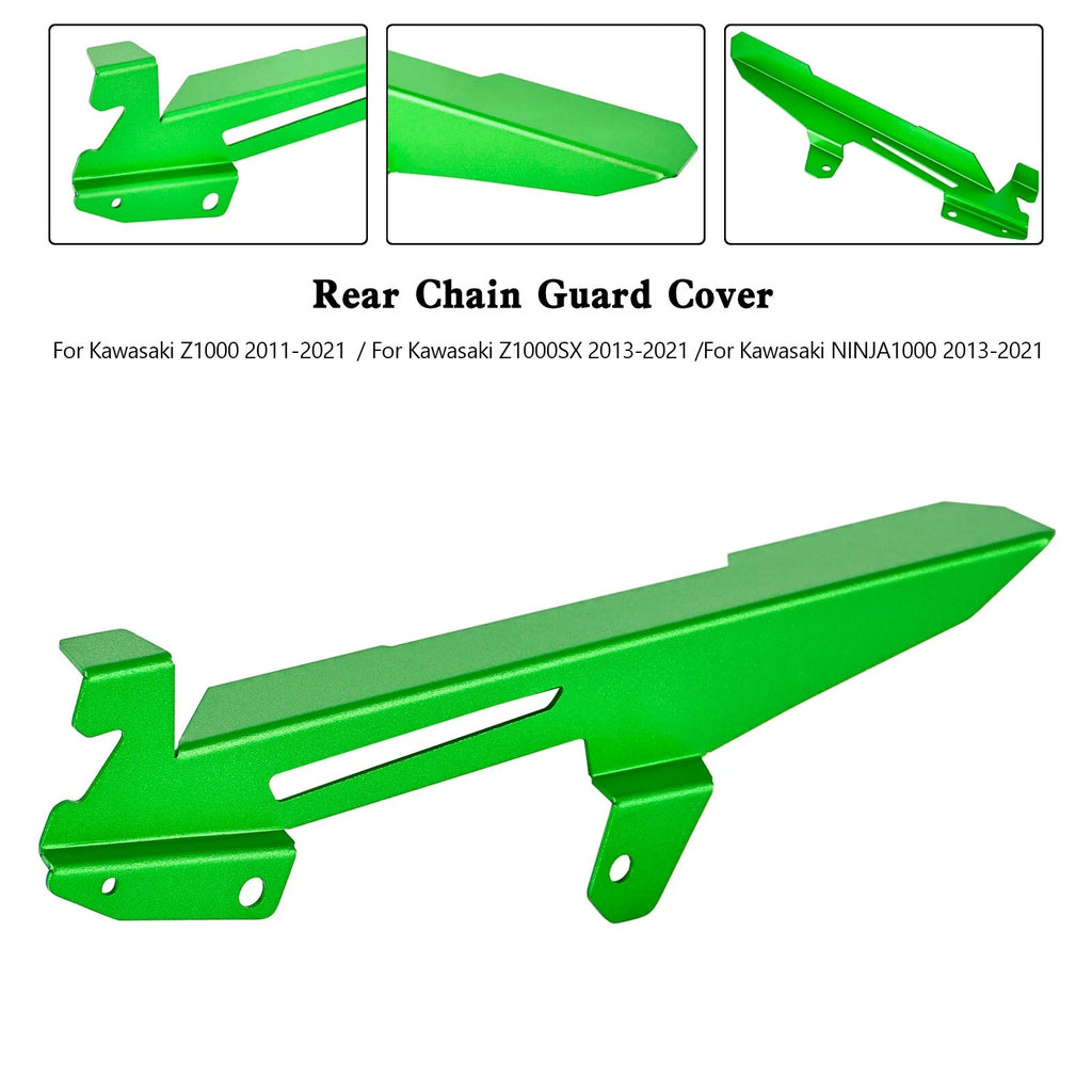 Sprocket Chain Guard Cover for Kawasaki Z1000SX Ninja 1000 Z1000 (2011–2021) Green