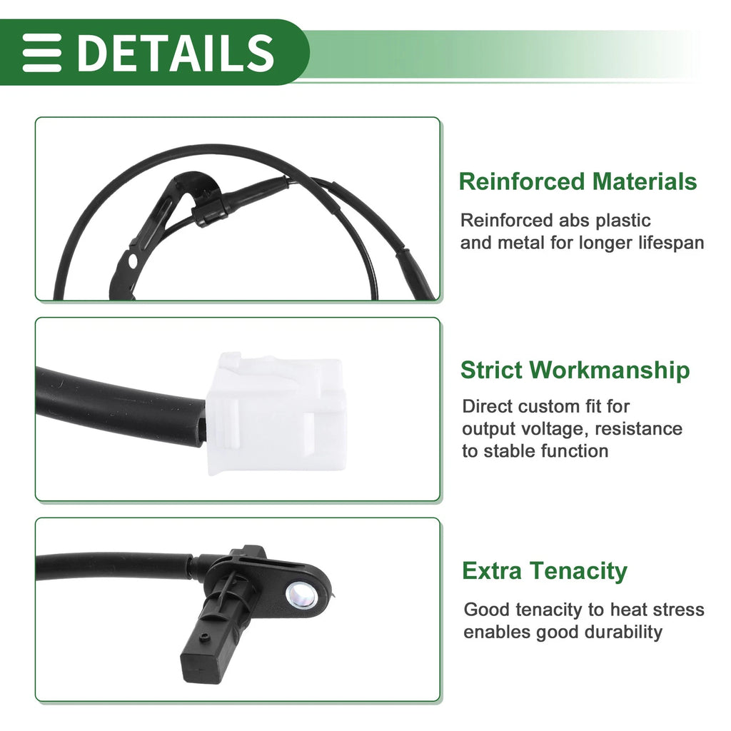 ABS Wheel Speed Sensor No. 956802P100 for Kia Sorento (2009–2012)