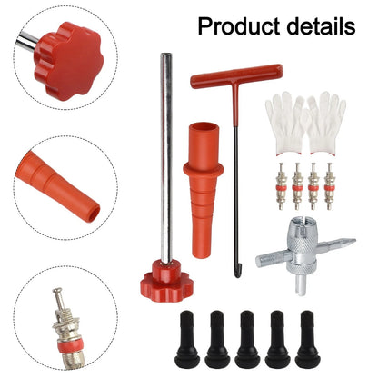 13PCS Tire Valve Stem Core Replacement Tool for Fast and Convenient Use