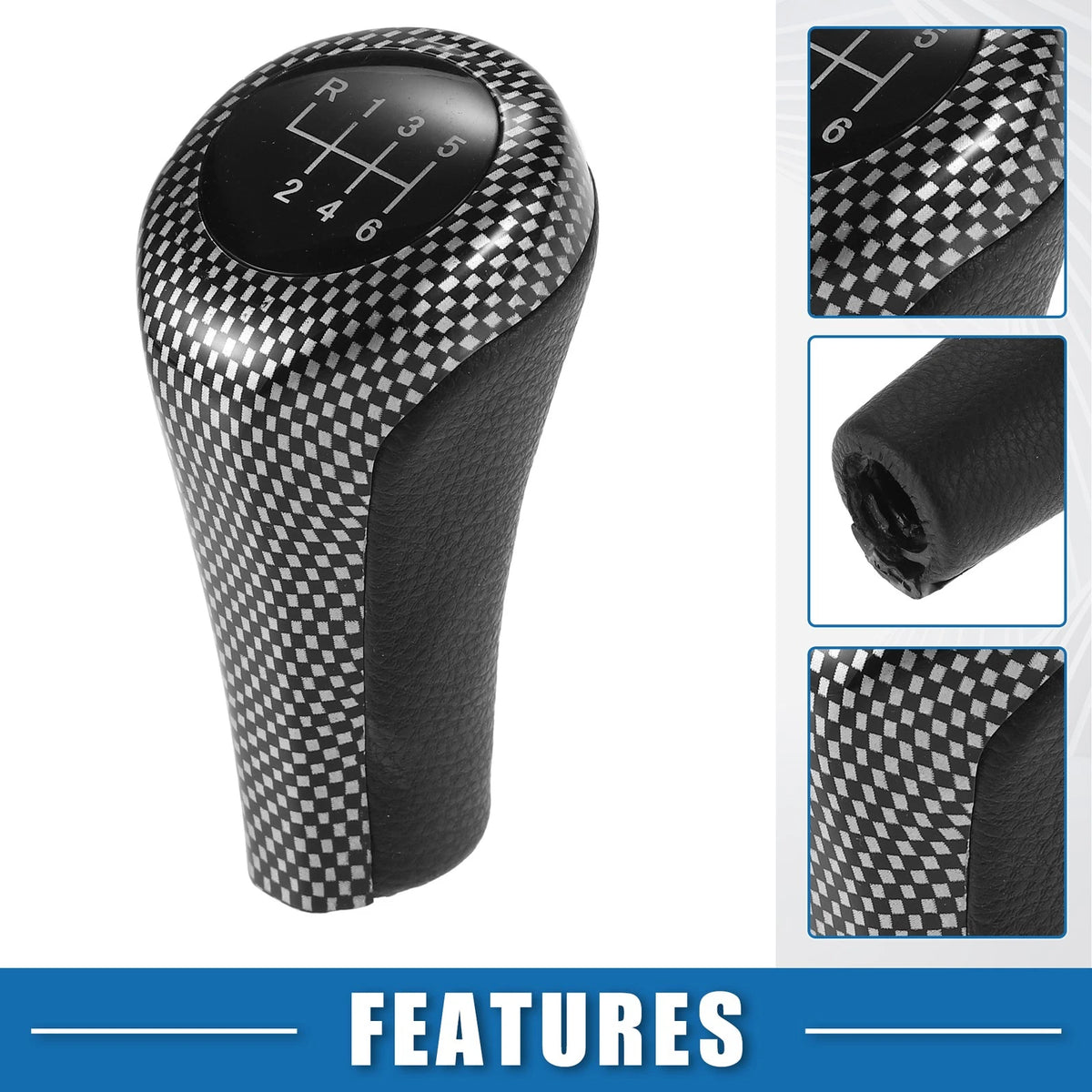 Gear Shift Knob Manual 6 Speed Replacement for BMW 1 3 5 6 Series (E81)