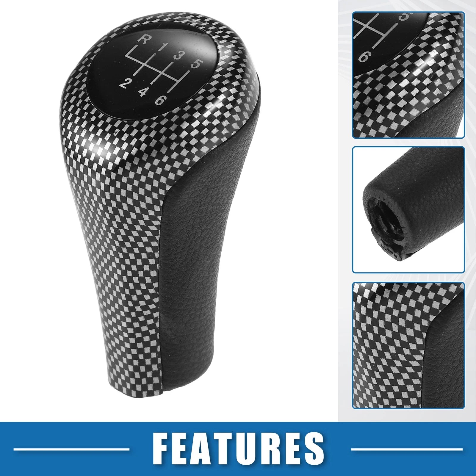 Gear Shift Knob Manual 6 Speed Replacement for BMW 1 3 5 6 Series (E81)