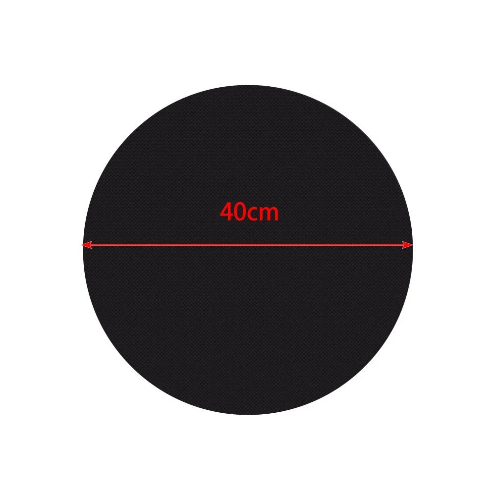 Round Grill Mats Set of 4 for Gas Grills