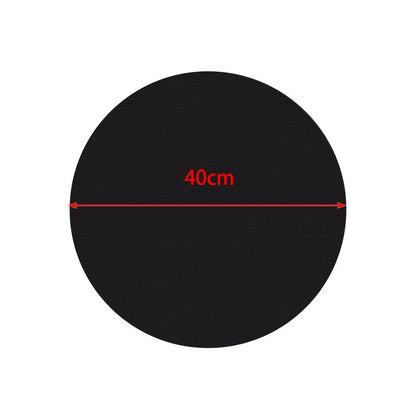 Round Grill Mats Set of 4 for Gas Grills