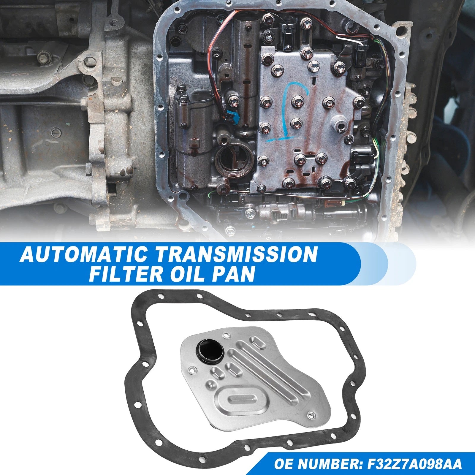Transmission Filter Oil Pan Gasket Kit for Ford Probe (1989–1992)