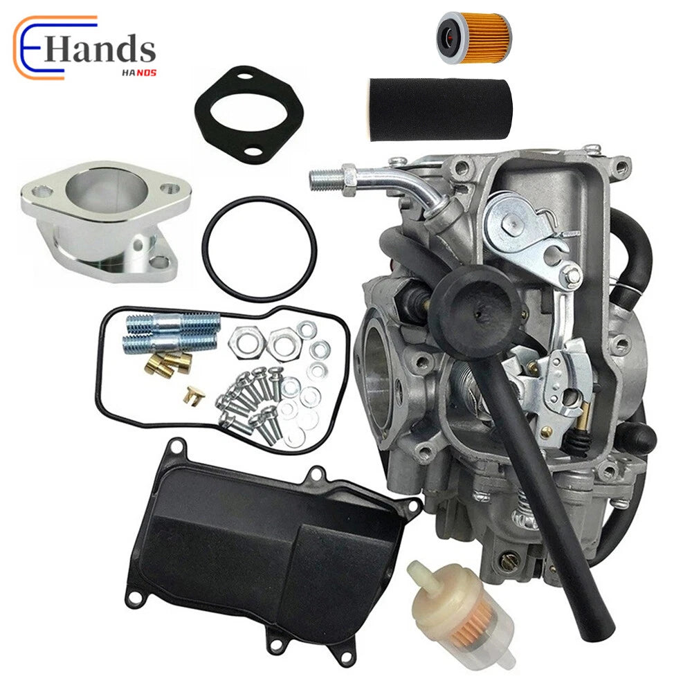 Carburetor & Air Oil Filter for Yamaha Wolverine 350 YFM350FX YFM350X (1995)