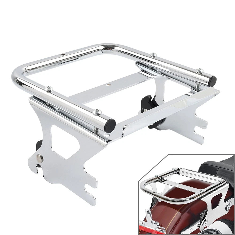 2X Trunk Luggage Rack with Hardware for Harley Street Glide Road King (1997–2008)