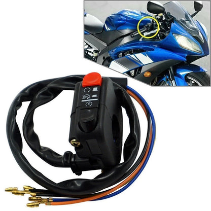 7/8" 22mm Handlebar Ignition Switch for Motorcycle
