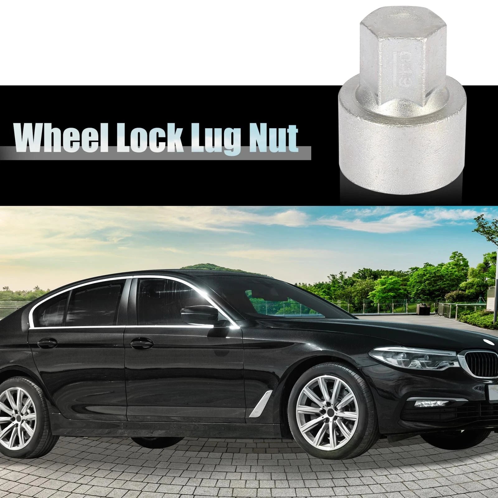 Wheel Lock Lug Nut Key for BMW 3 5 7 Series (2006–2020)