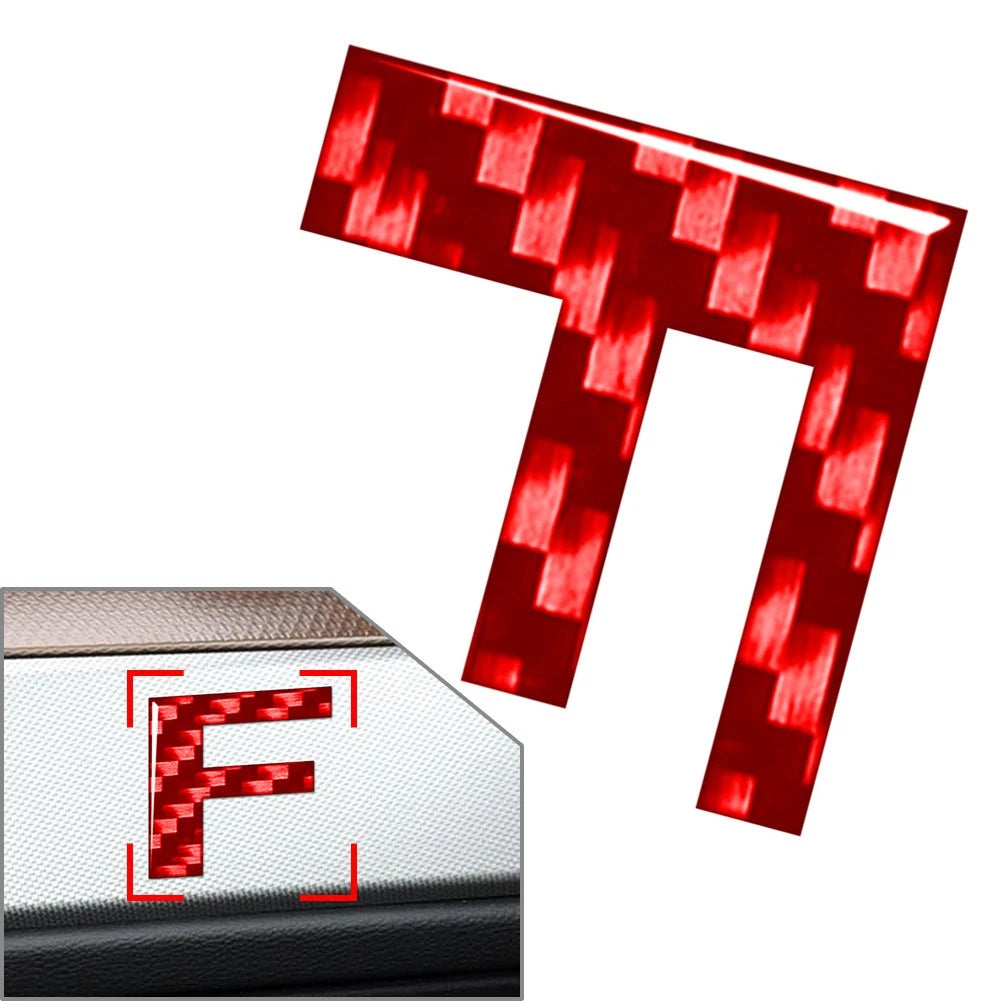 Car Badge Emblem Alphabet Letter Decals for