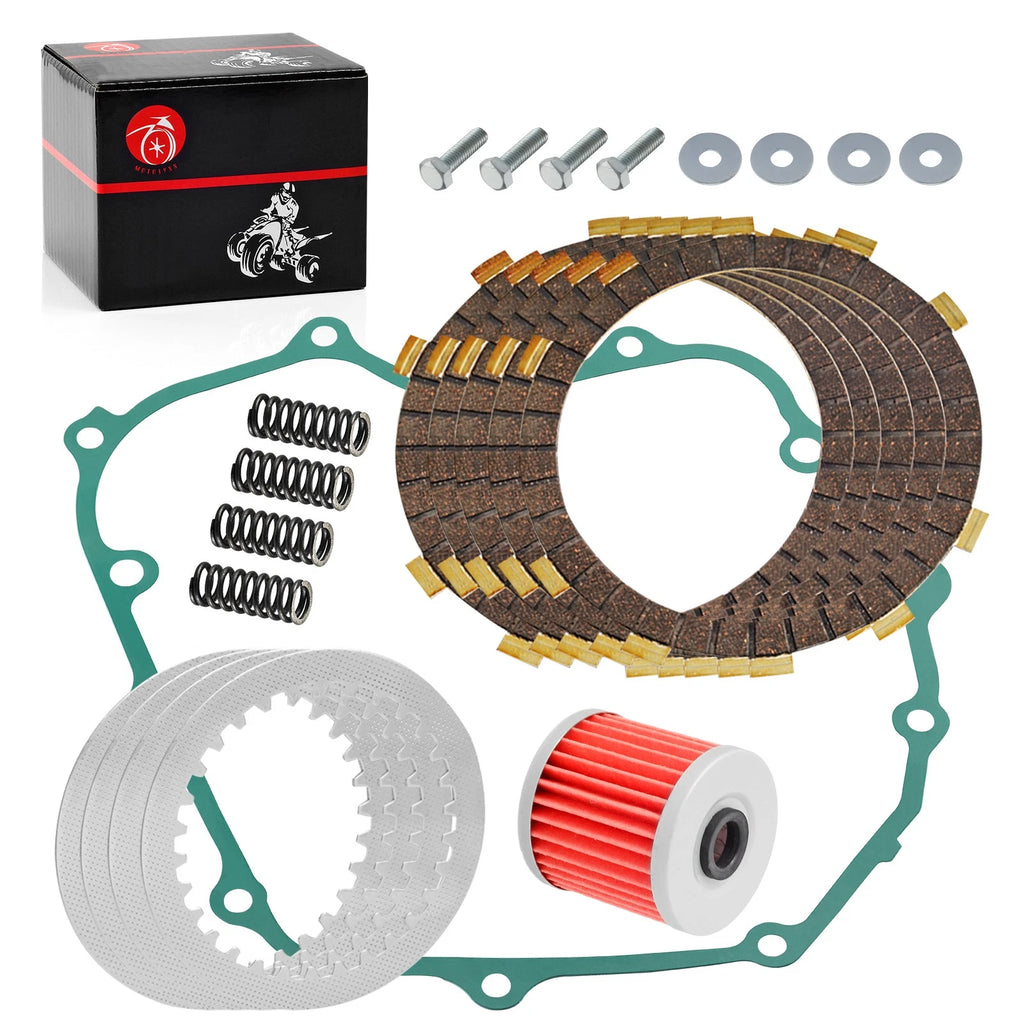 Clutch Kit, Gasket & Oil Filter for Kawasaki Ninja 250R EX250F (1988–2007)