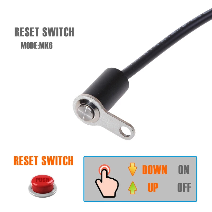 Push Momentary Switch for Motorcycle Handlebar (Waterproof)