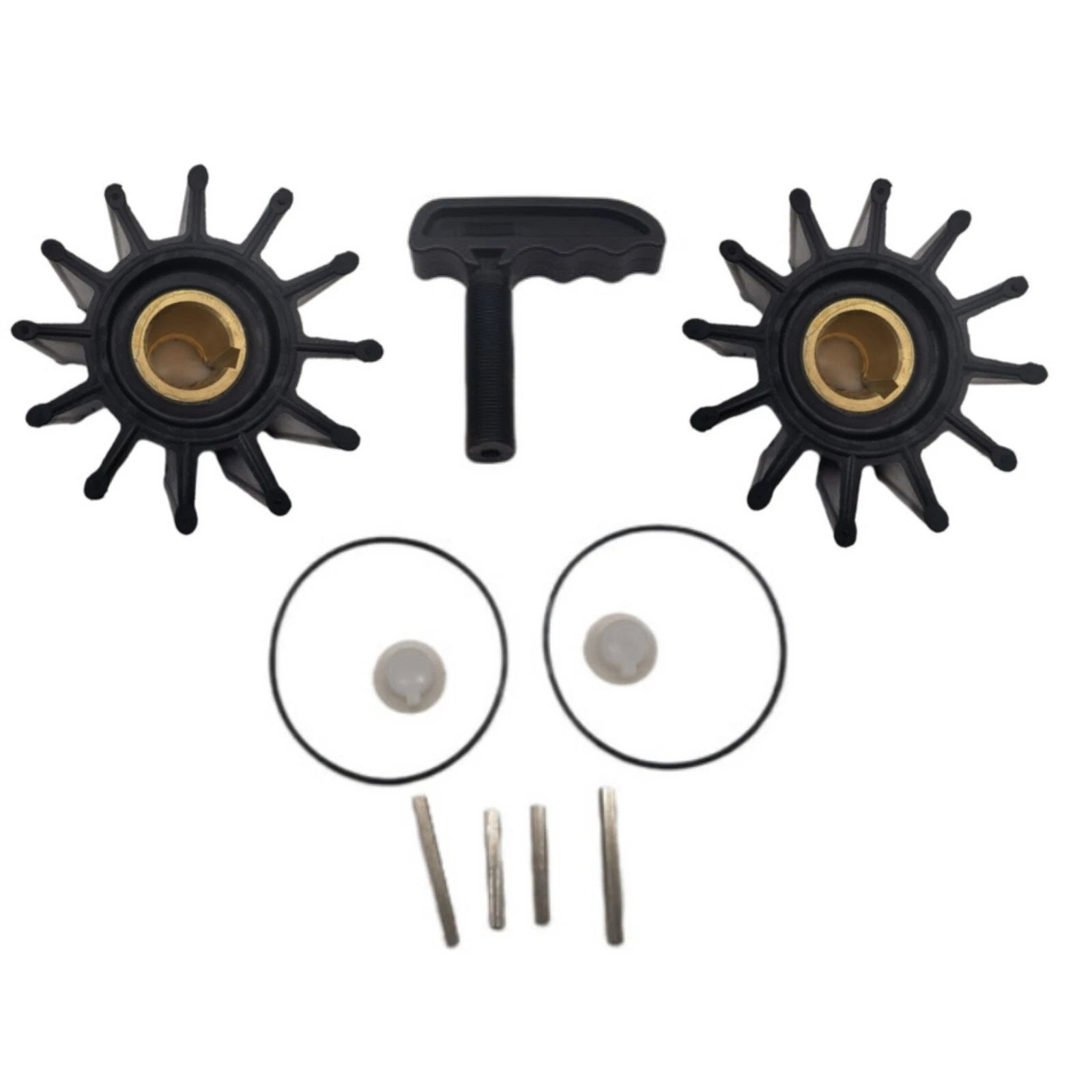 2 Pack Impeller Kits with Puller for Caterpillar (1W5664, 7E0321)