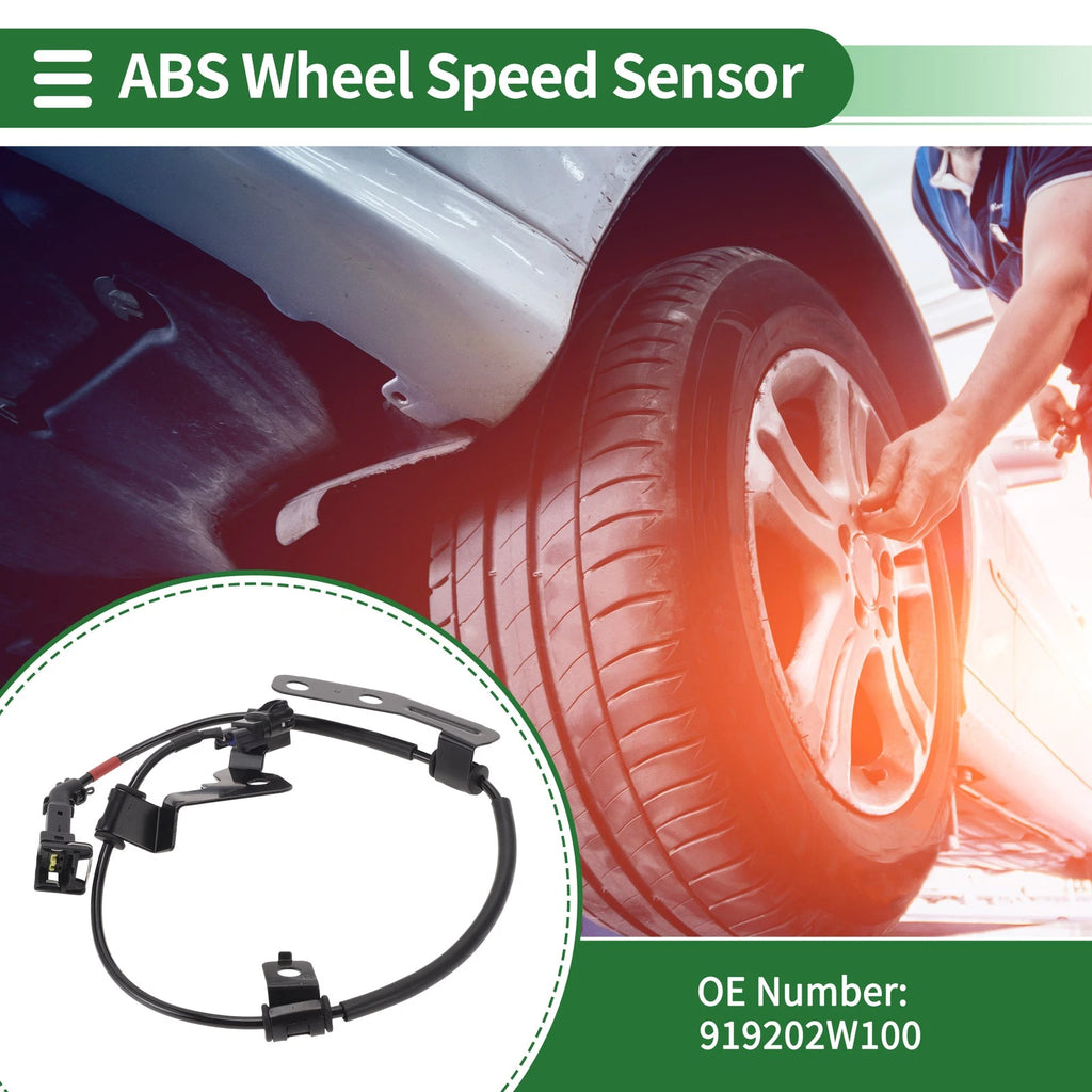 ABS Wheel Speed Sensor Rear Right Replacement for Hyundai Santa Fe (2010–2018)