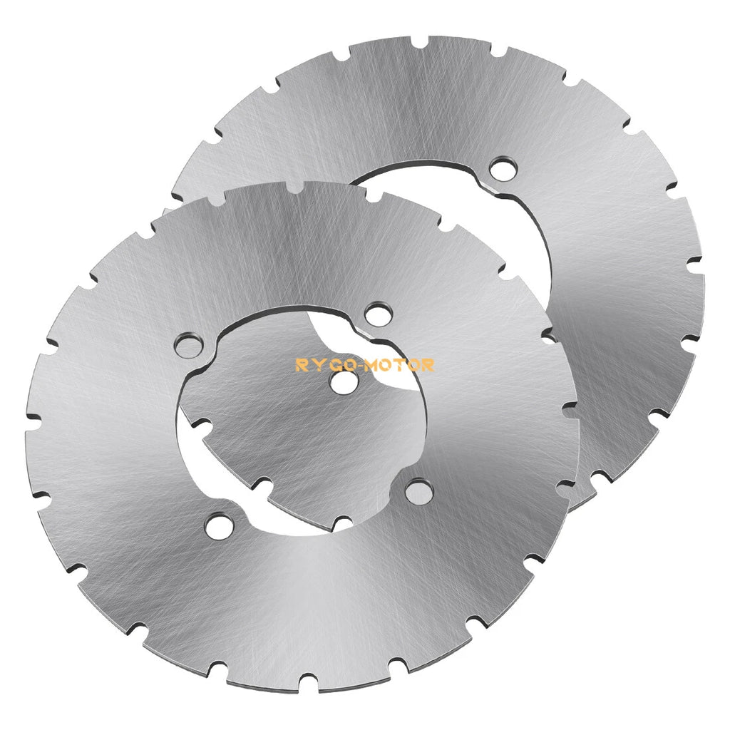 2X Front Brake Rotor Disc for Polaris Scrambler 400 500 4X4 2x4 (1998–2000)
