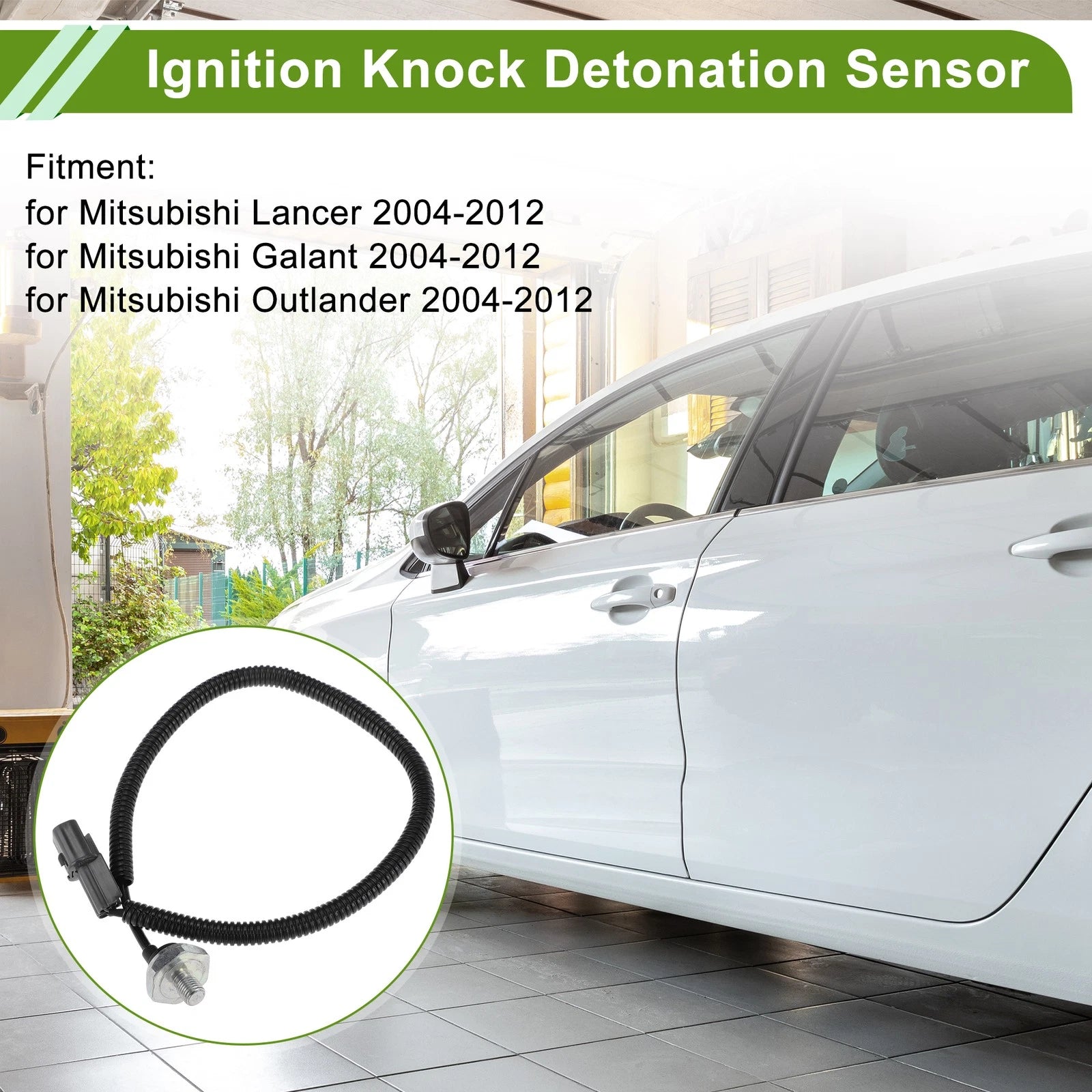 Ignition Knock Detonation Sensor Replacement for Mitsubishi Lancer (2004–2012)