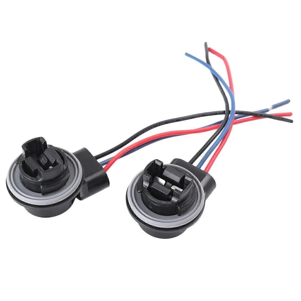 Bulb Socket for Brake Turn Signal Light Harness Wire Plug Connector (3156 3056 3456)