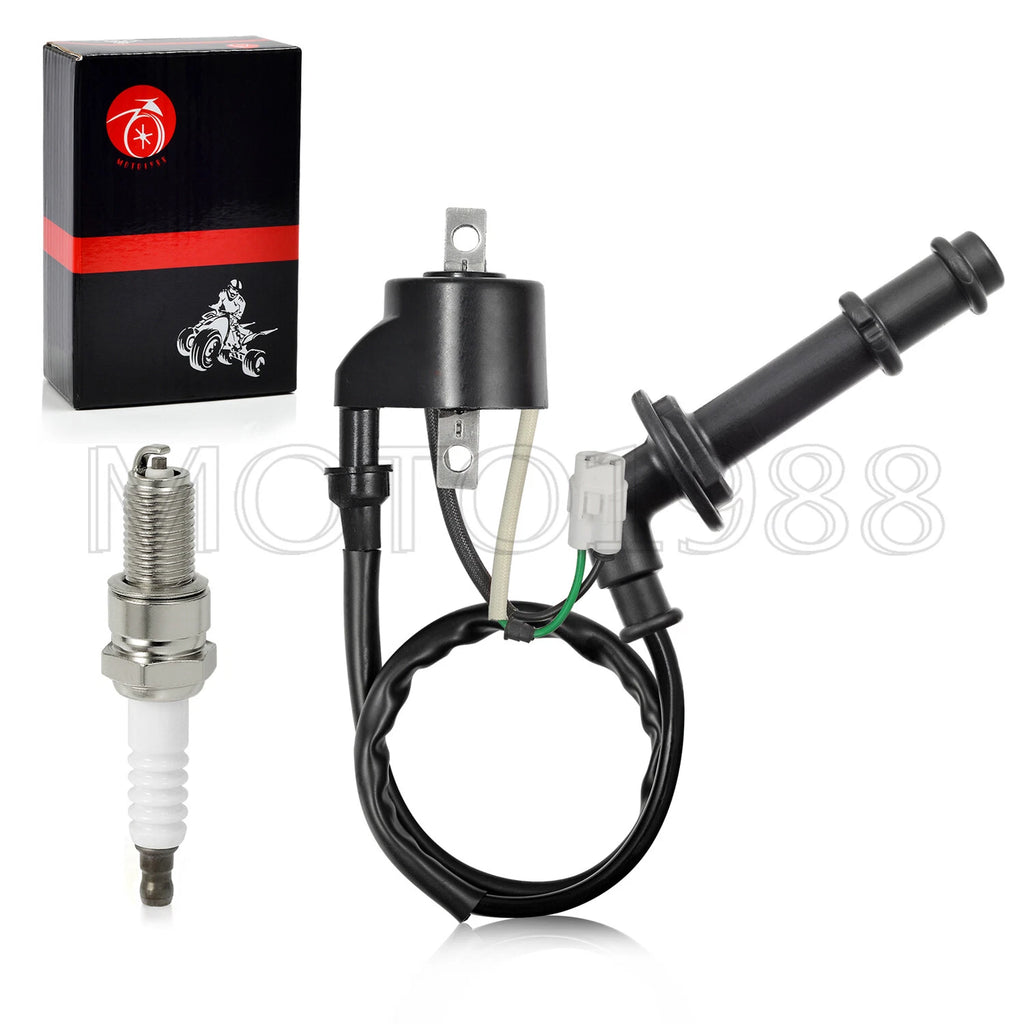 Ignition Coil & Spark Plug for Suzuki Quadracer 450 LTR450 (2006–2009), RMZ450 (2005–2012)