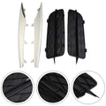 1 Pair Bumper Grille Cover for Car (ABS Plastic Chrome)