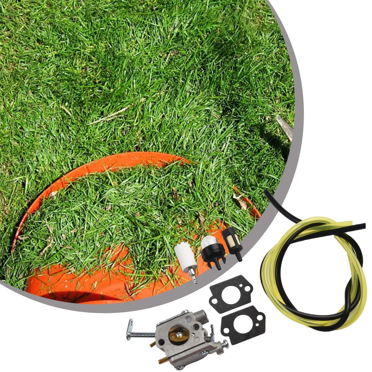 Carburetor for Homelite 33cc 3314 Chainsaw (Walbro WT-673)