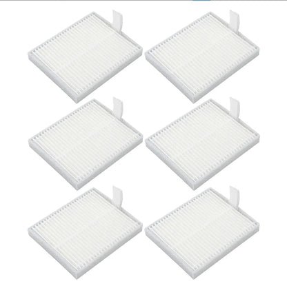 6X HEPA Filter Kit for Xiaomi Mijia S20 D106 Robot Vacuum