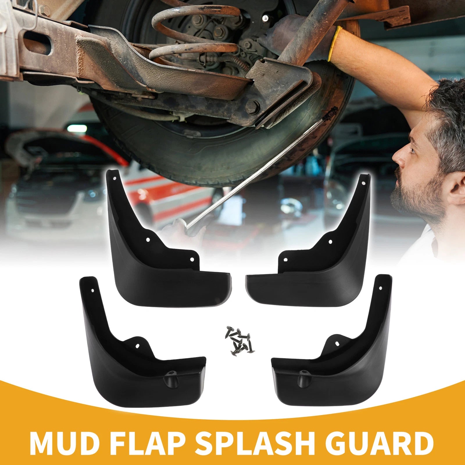 Set of 2 Front & Rear Mud Flap Splash Guards for Citroen C5 (2008–2017)
