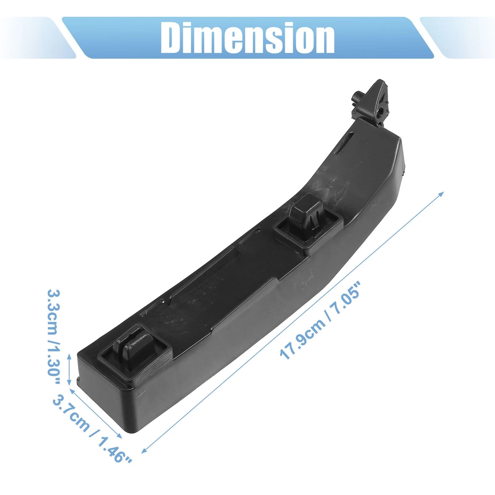 Front Bumper Bracket Driver and Passenger Side Replacement for Honda (2000–2005)