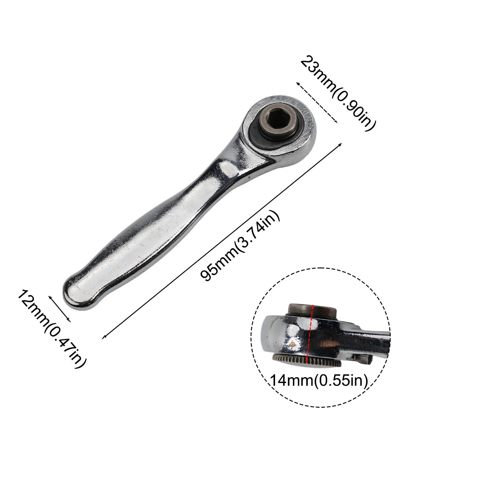 72 Teeth Ratchet Wrench for Universal Use (2010–2023)