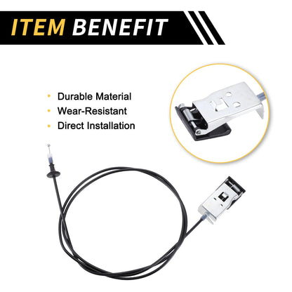 Hood Latch Release Cable for Toyota Tundra (2000–2006) No. 536300C010