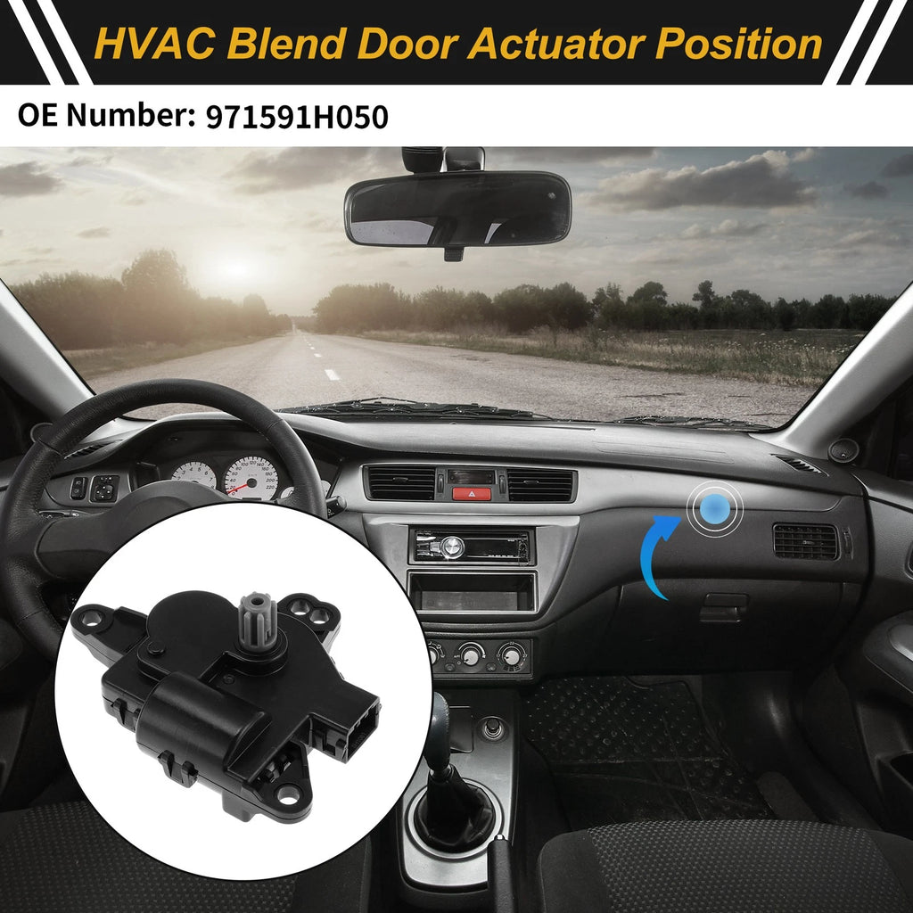HVAC Heater Blend Door Actuator Replacement for Hyundai Elantra (2011–2016)