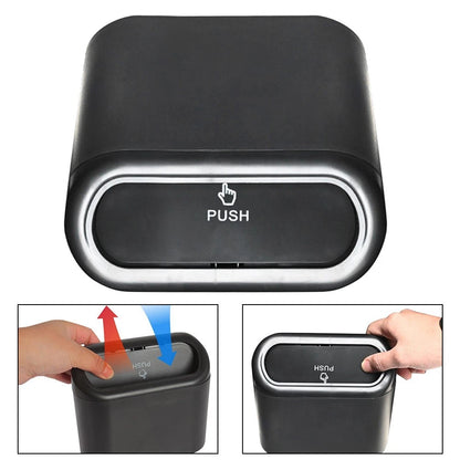 Hanging Car Trash Can with Cup Holder for Universal Fit (2010–2023)