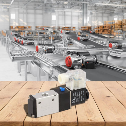 3-Way Pneumatic Electric Solenoid Valve for DC12V (3V210-08)