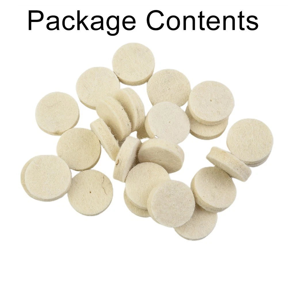 50mm Wool Felt Polishing Buffing Pad Set for Rotary Tool