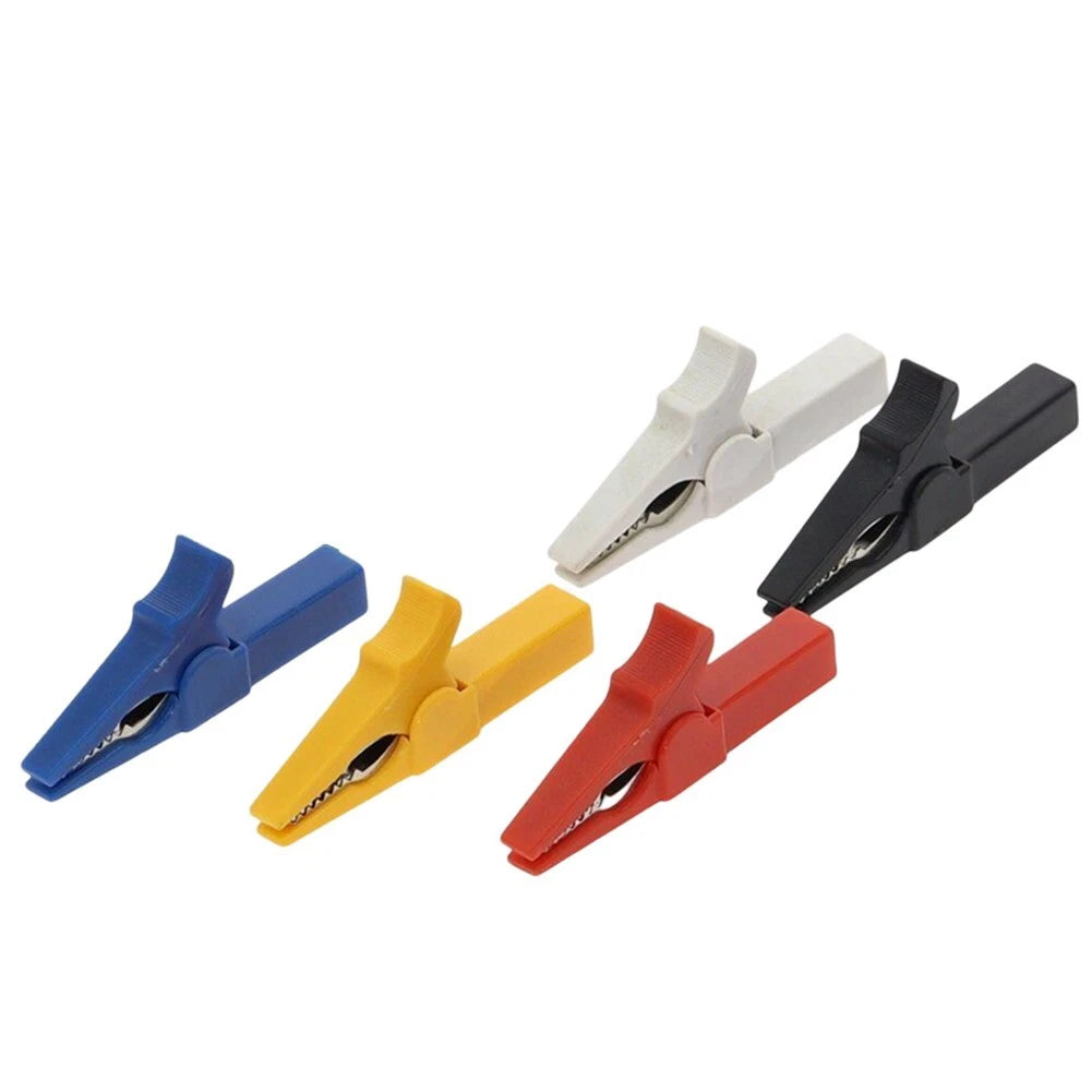 5X Alligator Clips Battery Test Connector for Multimeter (55mm)
