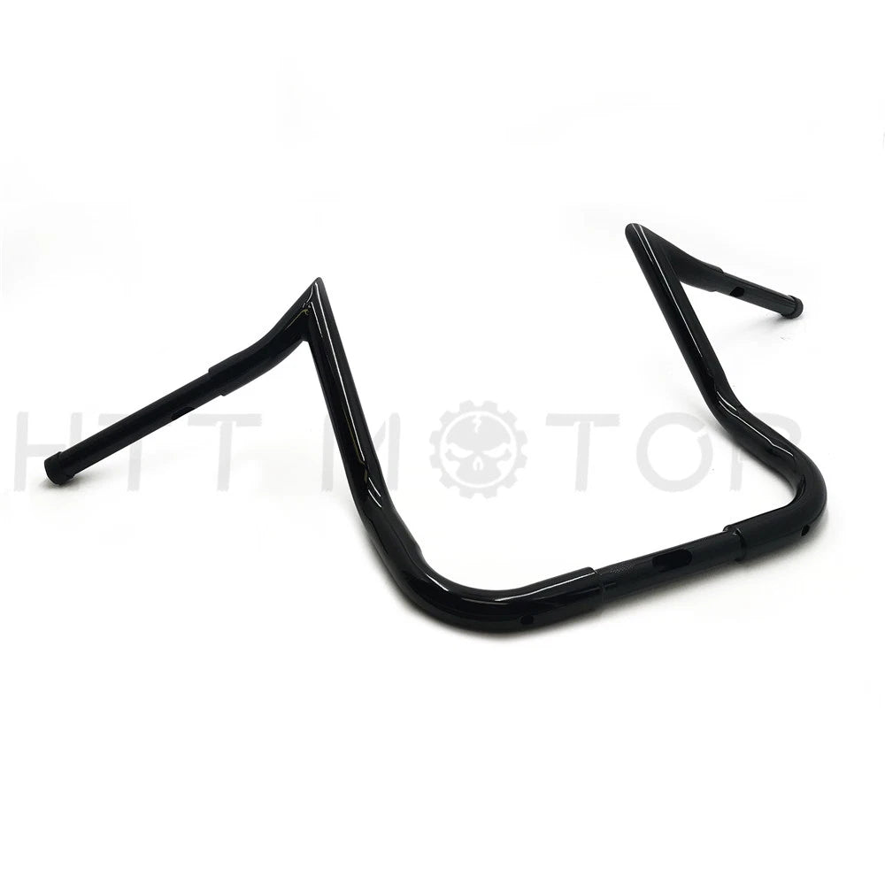 12" Handlebars for Harley Touring Batwing Fairing (1986–2017) Black