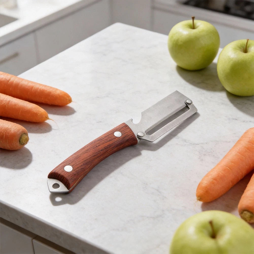 Multi Purpose Peeler with Swivel Blade and Bottle Opener
