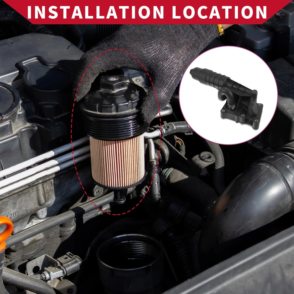 Engine Oil Filter Base Housing Assembly for Mercedes-Benz C250 (2011–2019)