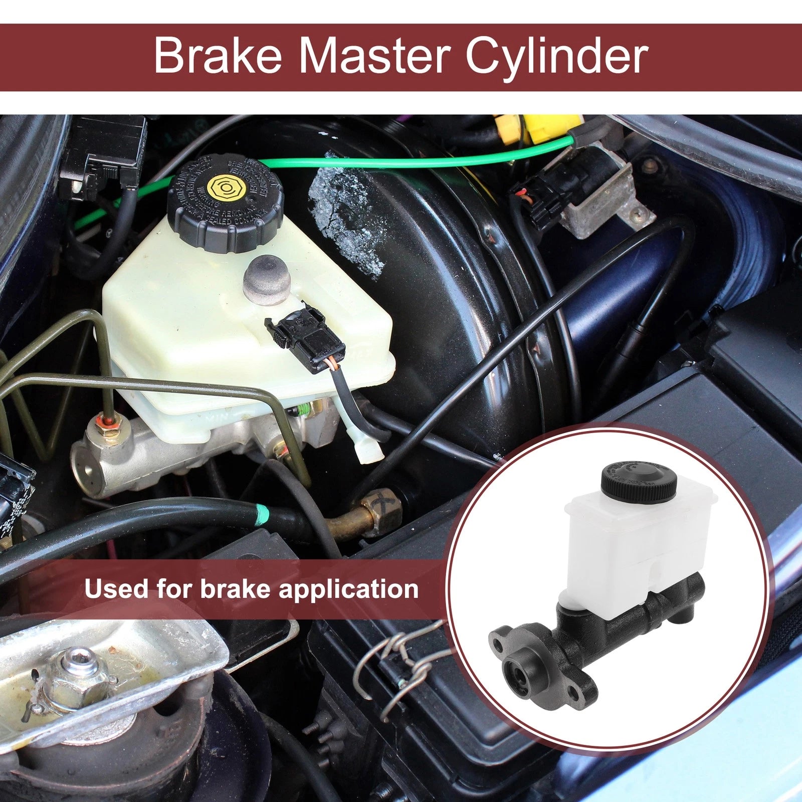 Brake Master Cylinder Replacement with Reservoir for Mazda B2000 (1986–1987)