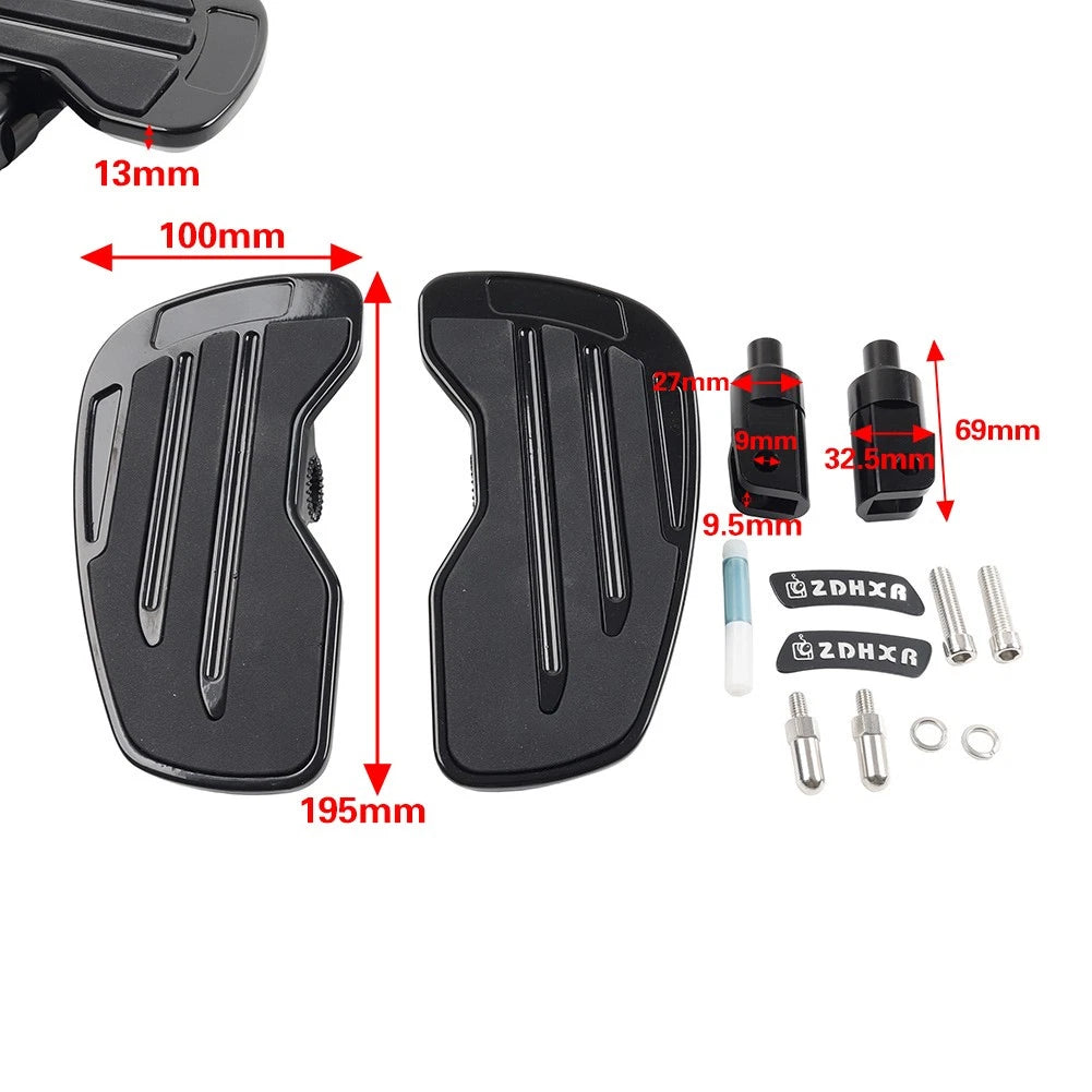 Front Rider Footboards for Honda Gold Wing GL1800 (2001–2024)