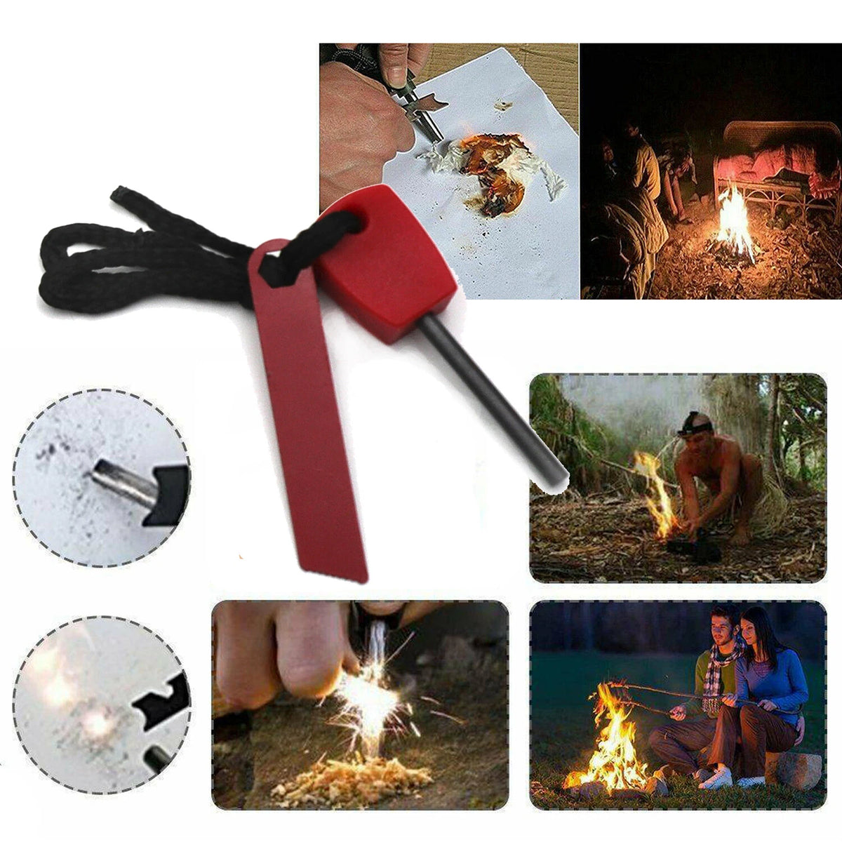 Emergency Gear Tools Box for Outdoor Sport Camping Hiking Survival Kit