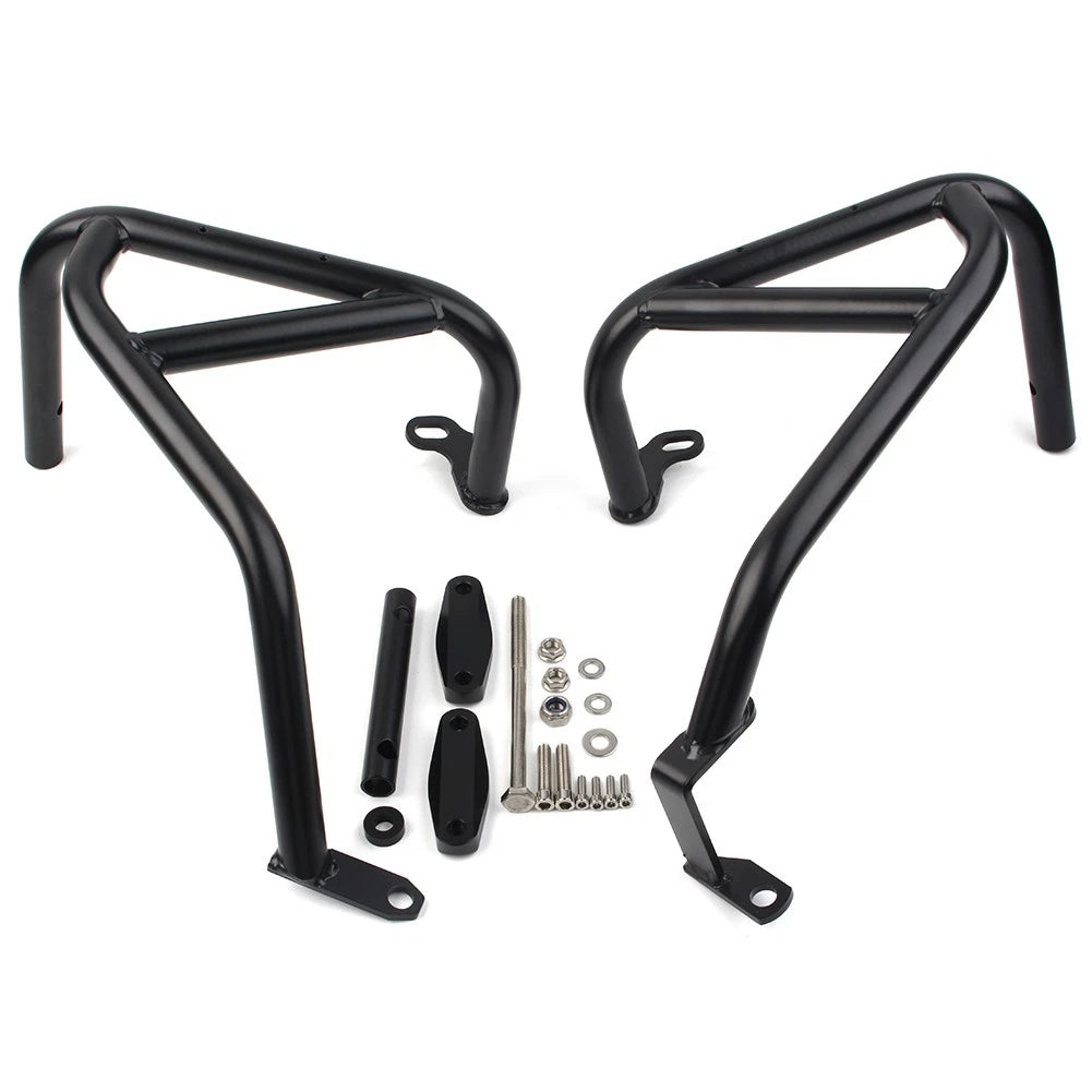 Black Upper Crash Bar Engine Guard for Yamaha MT-15 (2019–2021)