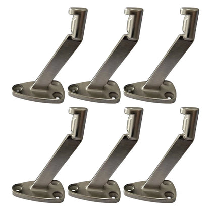 Pre-drilled Handrail Brackets for Home Staircases - Rust-resistant Finish