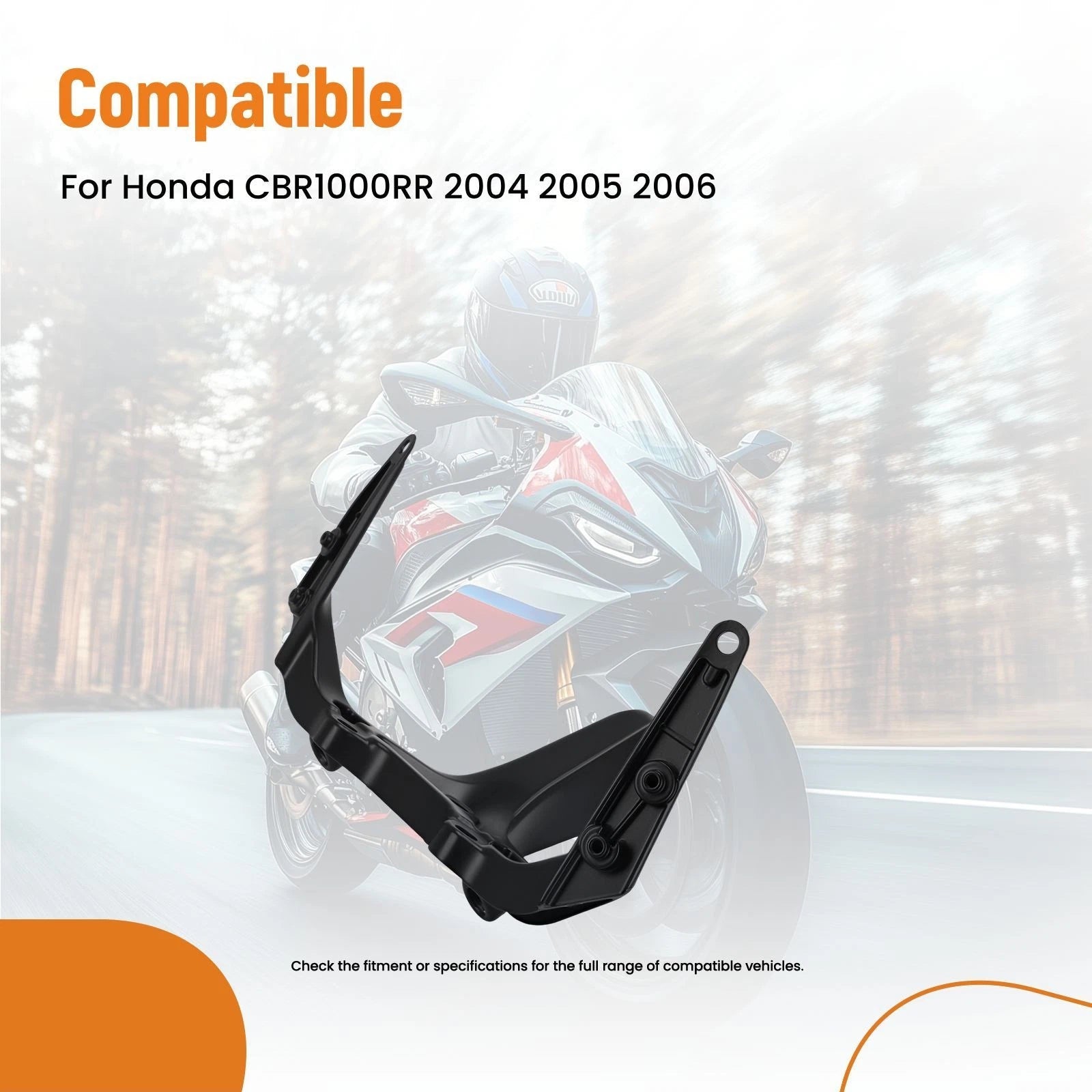 Aluminum Front Headlight Bracket for Honda CBR1000RR (2004–2006)