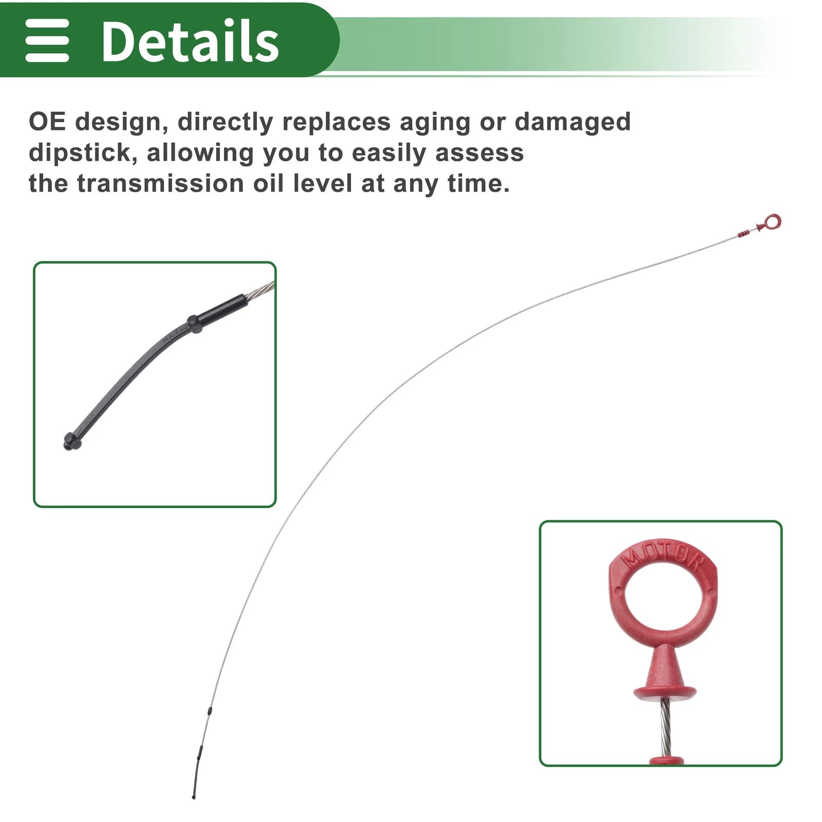 Oil Level Dipstick Replacement for Audi A4L 1.8T 2.0T (2012–2025)