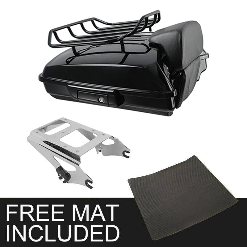Trunk Backrest Top Rack Mount for Harley Touring (2009–2013)
