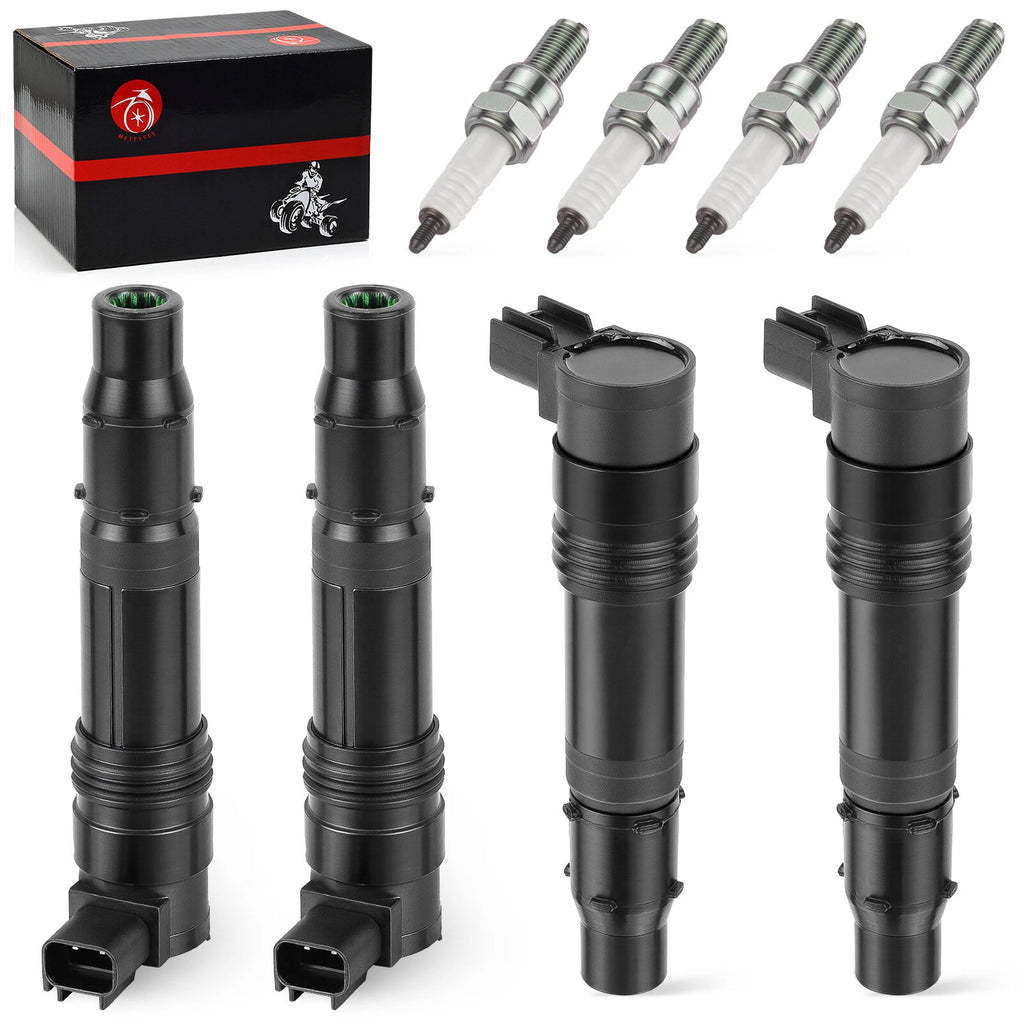 Set of 4 Iridium Spark Plugs for Kawasaki Ninja ZX-14/R ZX-10R ZX1400/1000