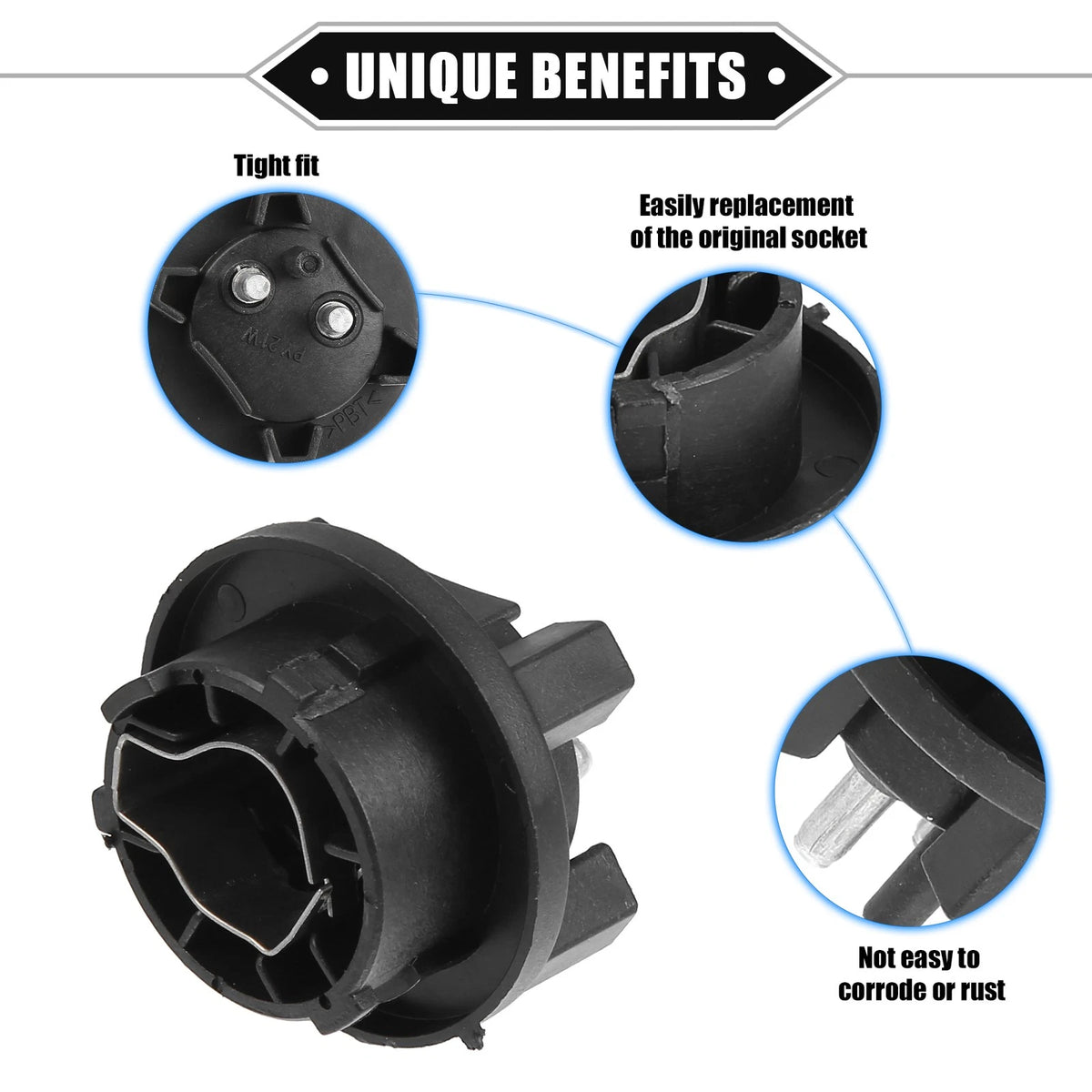 Turn Signal Light Socket Replacement for Mercedes-Benz CLK 320 (1998–2003)