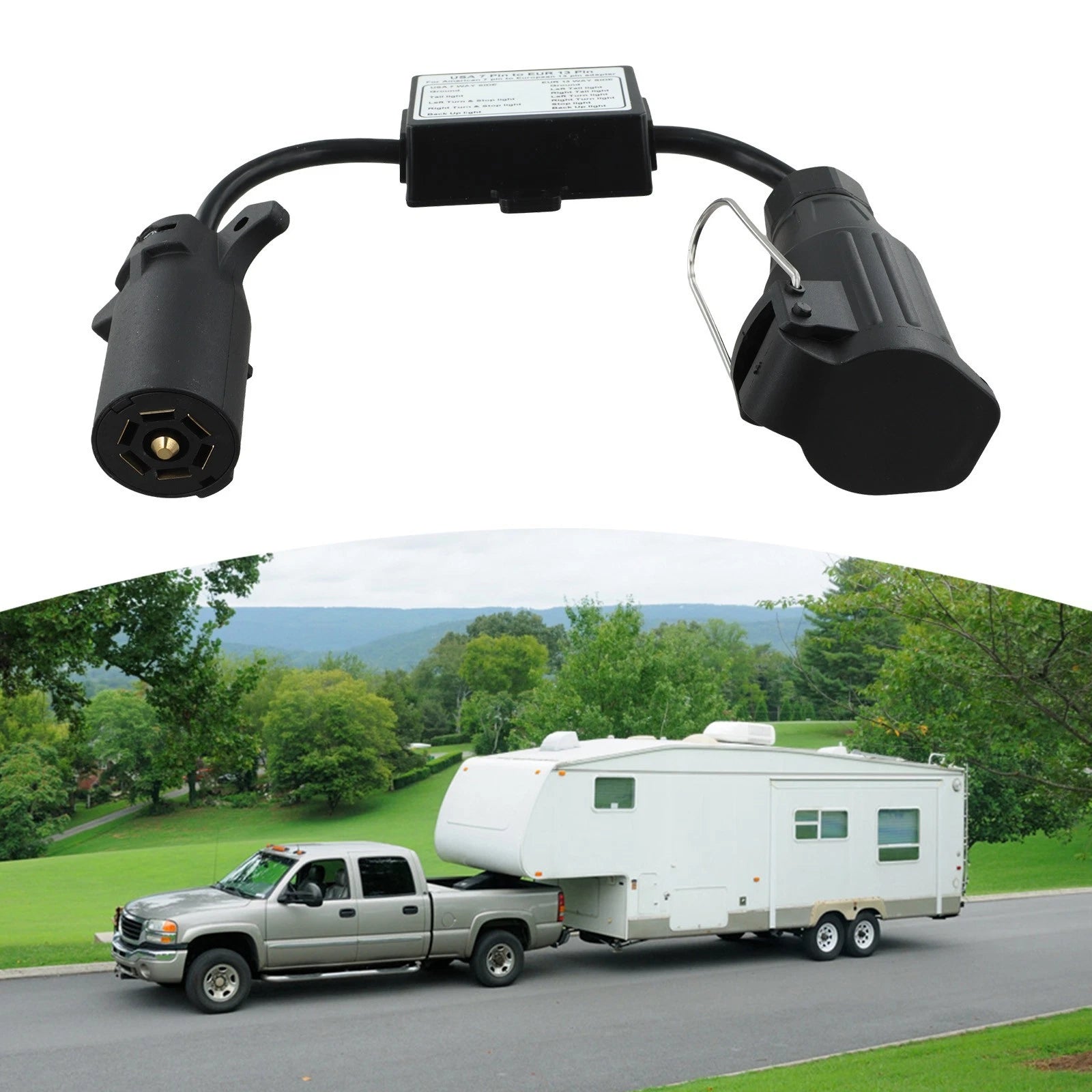13-Pin Trailer Light Converter for